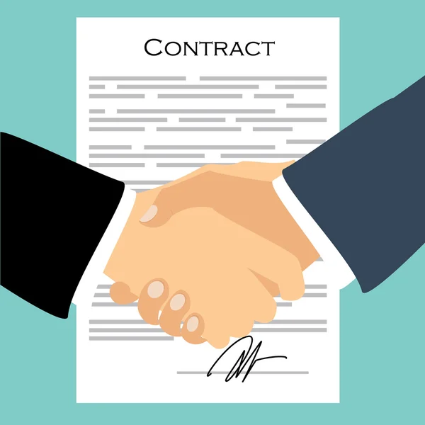 Concepto de firma de contrato — Foto de Stock