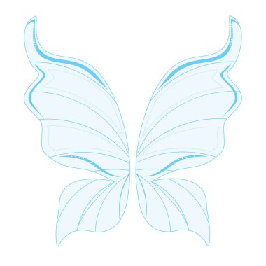Mavi Peri wings