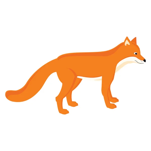 Cartoon Red Fox — Stockvector