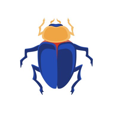 Mısır scarab vektör