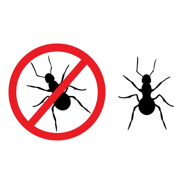 Signo de hormiga, símbolo — Archivo Imágenes Vectoriales