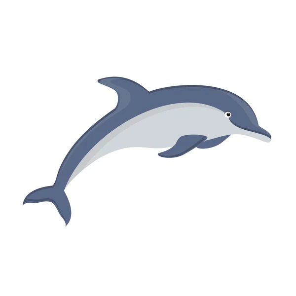 Векторная иллюстрация дельфинов — стоковый вектор