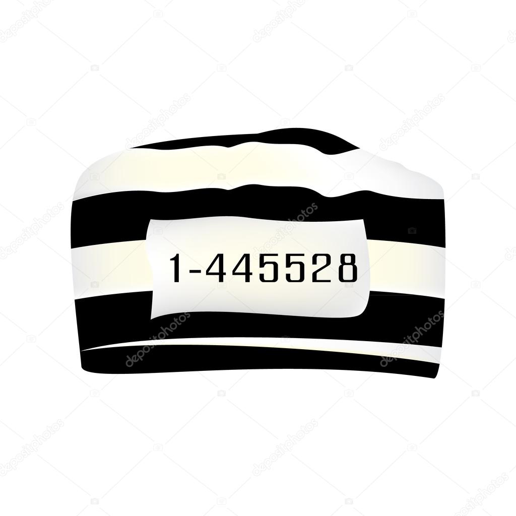 Prisoner cap with number
