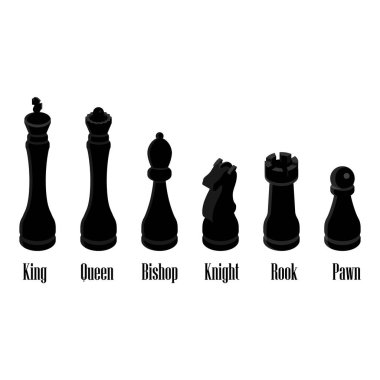 Satranç taşları kral kraliçeyi gösteriyor.