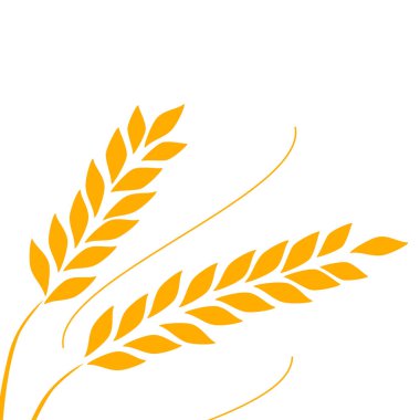 Tarım Buğdayı Logo Şablon Arkaplanı