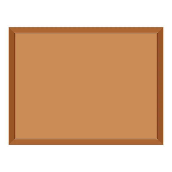 Corkboard Geïsoleerd Witte Achtergrond Vector — Stockvector