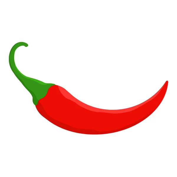 Rode Hete Chili Peper Geïsoleerd Witte Achtergrond Rasterillustratie — Stockfoto