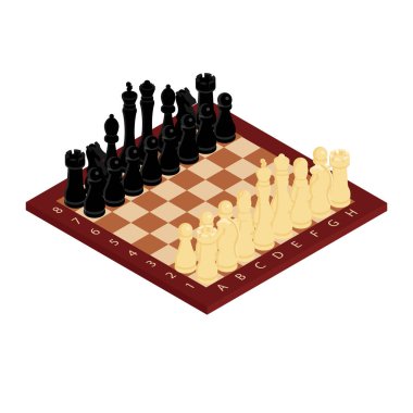 Satranç oyunu konsepti strateji yarışması