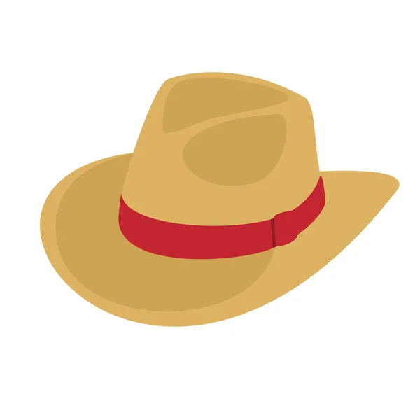Cowboy hat isolated on white background, raster.