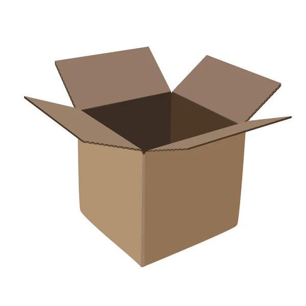 Cardboard box — Stock Vector