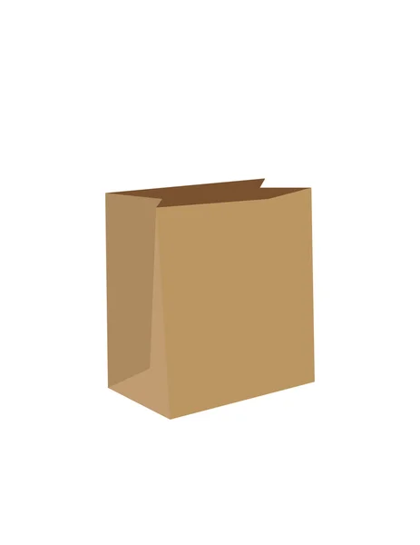 Бумажный пакет — стоковый вектор