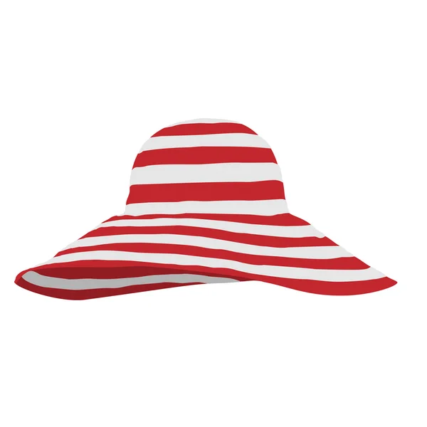 Strand-hoed — Stockvector