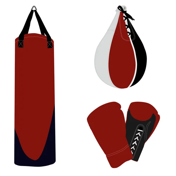 Conjunto de boxe — Vetor de Stock