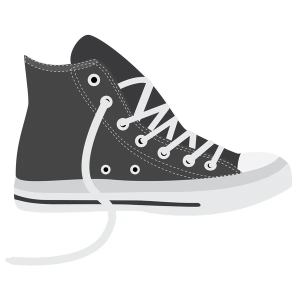 Grijze sneakers — Stockvector