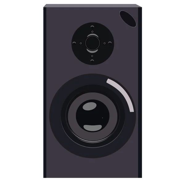 Altavoz negro — Vector de stock