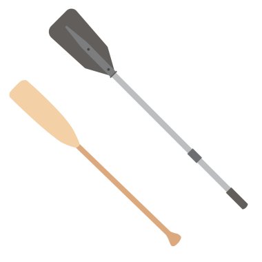 Two oars clipart
