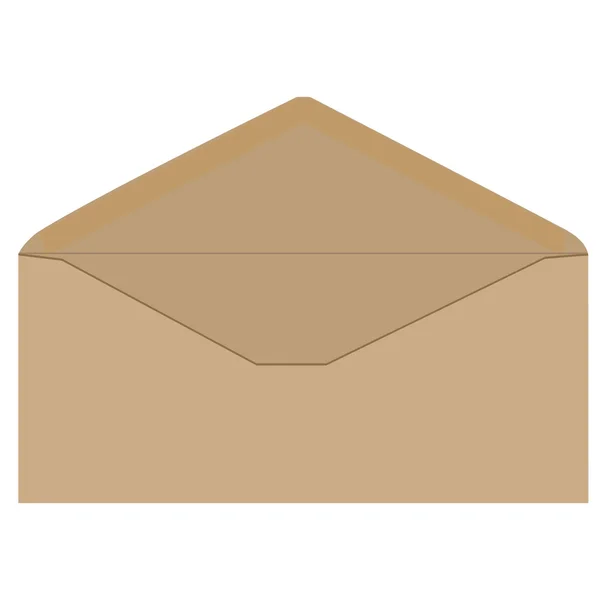 Envelope marrom —  Vetores de Stock