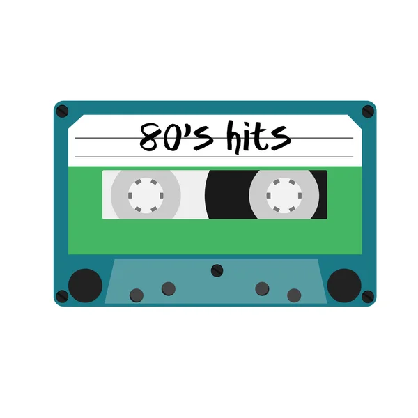 Cassette 80's — Stock Vector