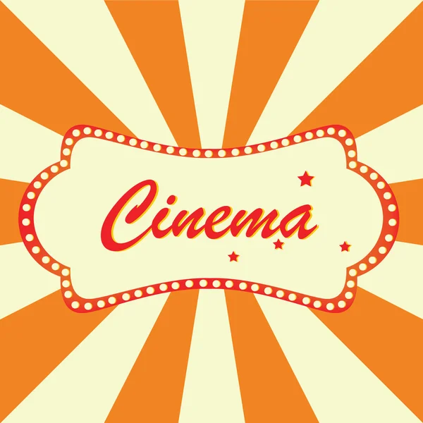 Cartellone del cinema — Vettoriale Stock