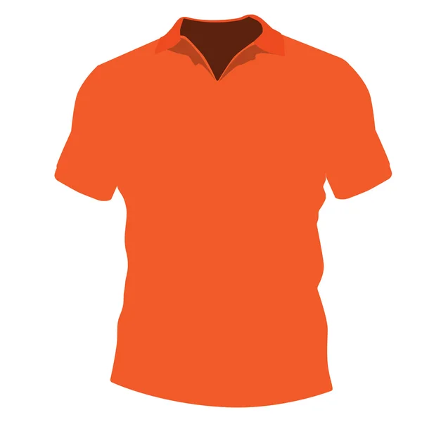 T-shirt arancione — Vettoriale Stock