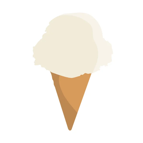 바닐라 아이스크림 — 스톡 벡터