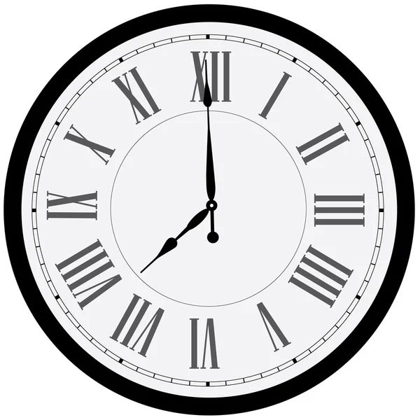 Wall clock — Stock Vector