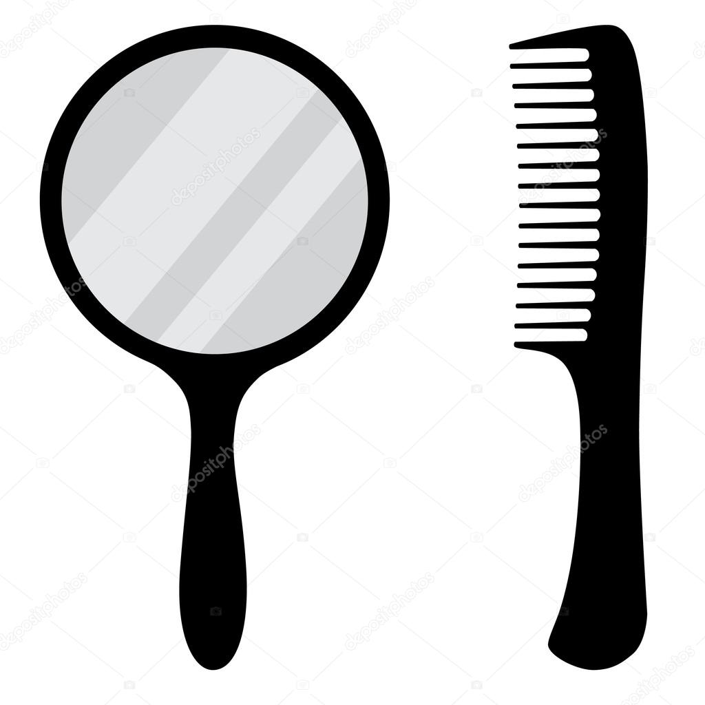 Mirror and comb