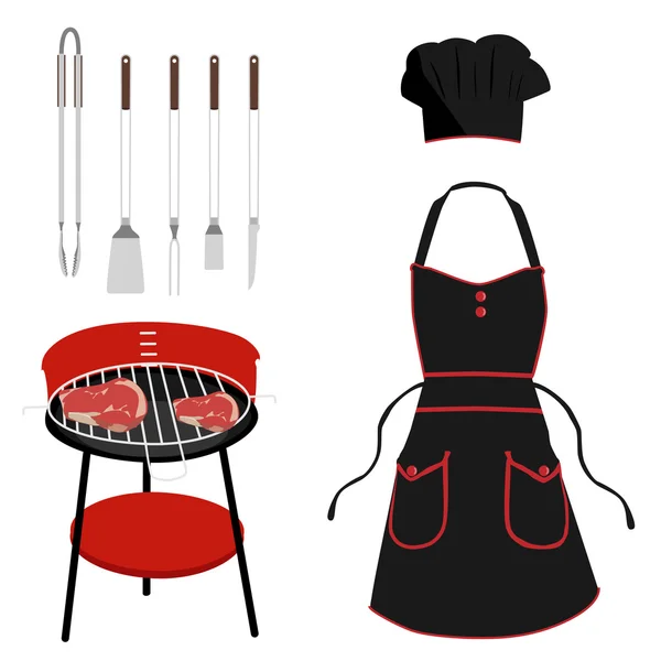 Barbecue tools — Stockvector