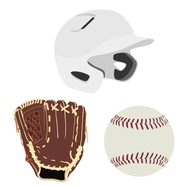 Baseball set — Stock Vector