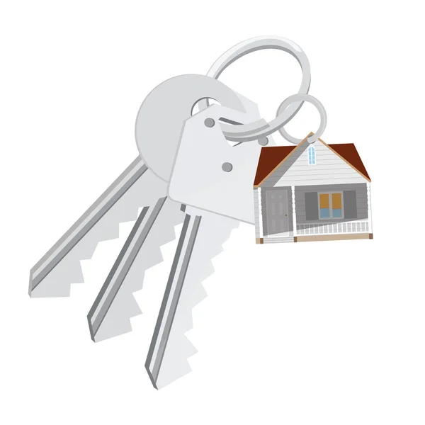Kulcsok ház — Stock Vector