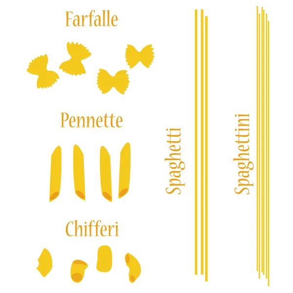 Ensemble de macaronis — Image vectorielle
