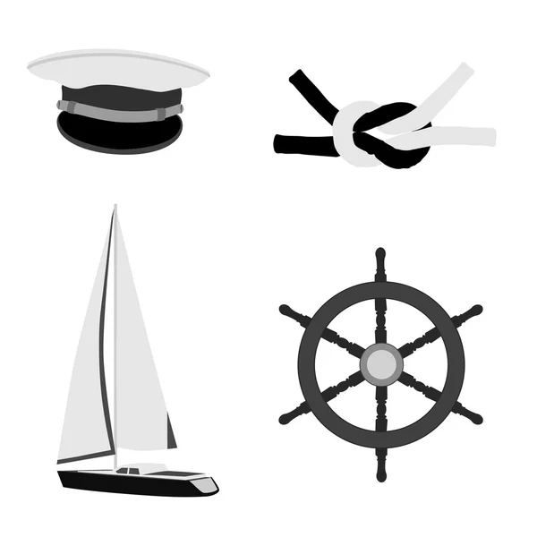 Marine-Set — Stockvektor