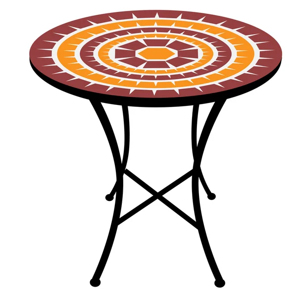 Круглий стіл — стоковий вектор