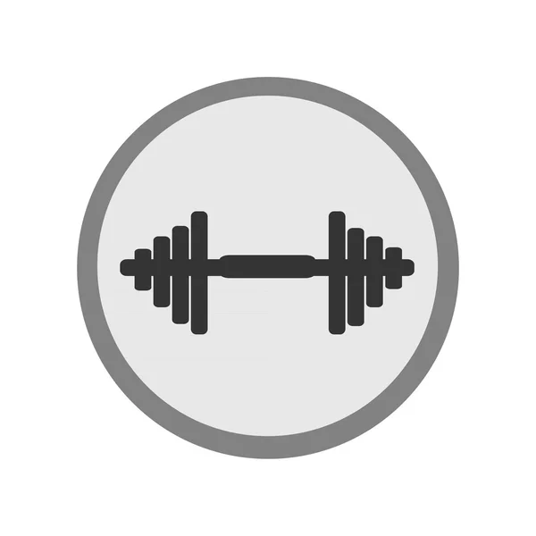 Dumbbell icon — Stock Vector