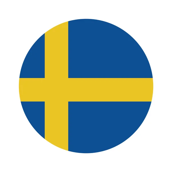 Bandiera Svezia — Vettoriale Stock