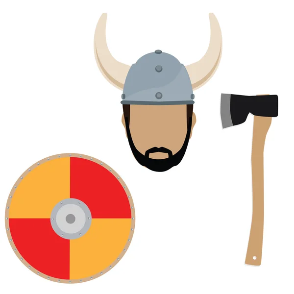 Conjunto vikingo — Vector de stock