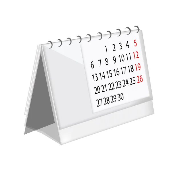 Tischkalender — Stockvektor