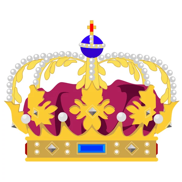 Reina Corona — Vector de stock