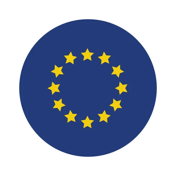 Flagge der Europäischen Union — Stockvektor