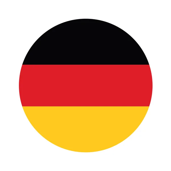 Bandiera tedesca — Vettoriale Stock