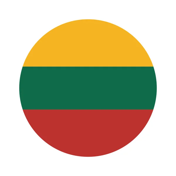 Litauens flagga — Stock vektor