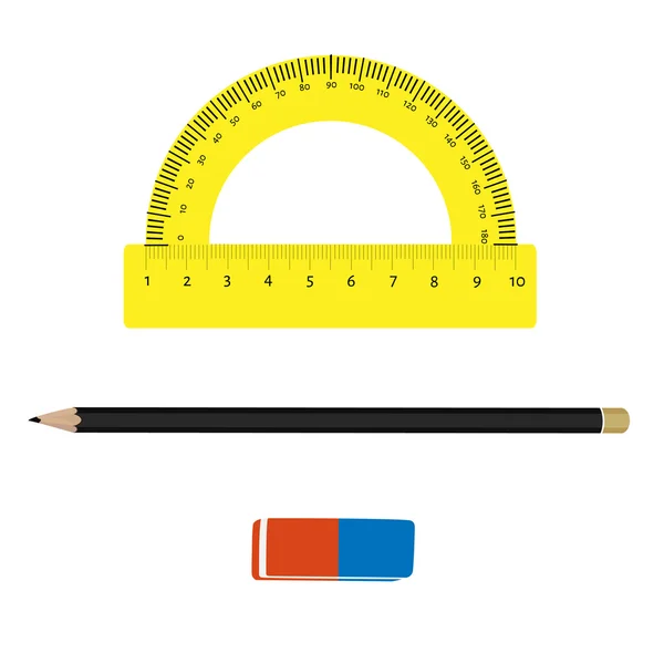 Stationery tools — Stock Vector