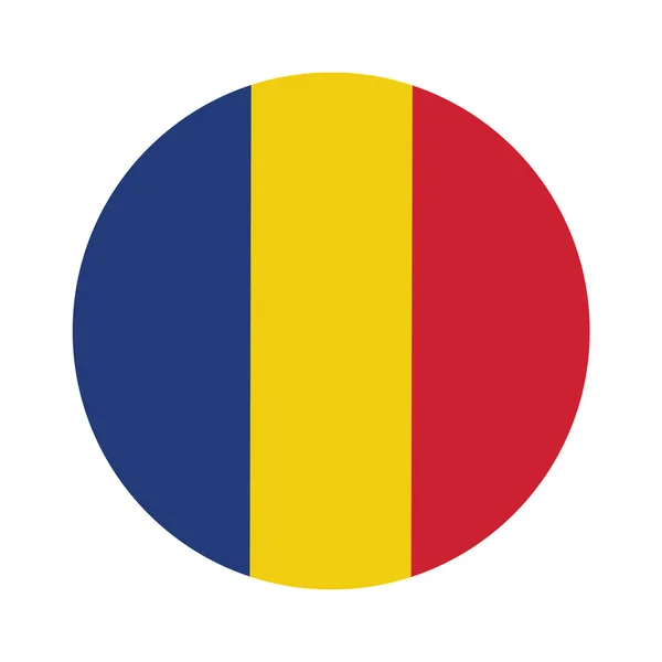 Románia zászló — Stock Vector