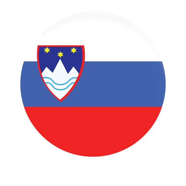 Bendera Slovenia - Stok Vektor