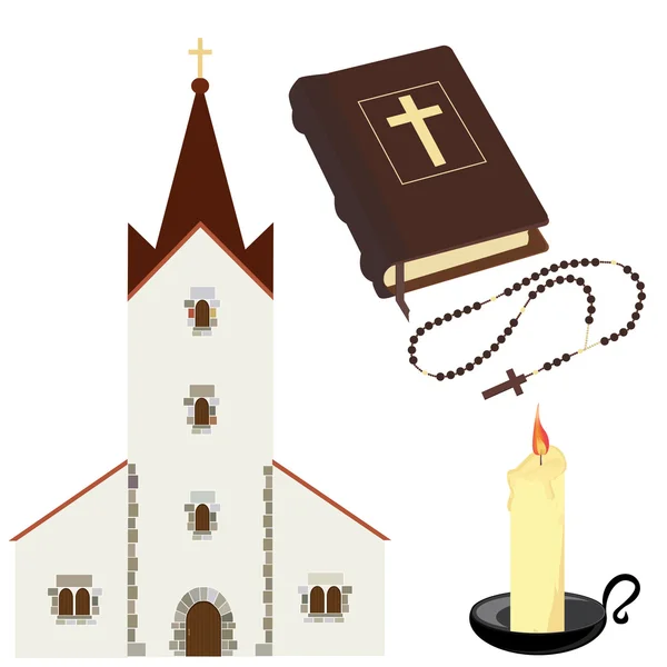 Christliches Set — Stockvektor