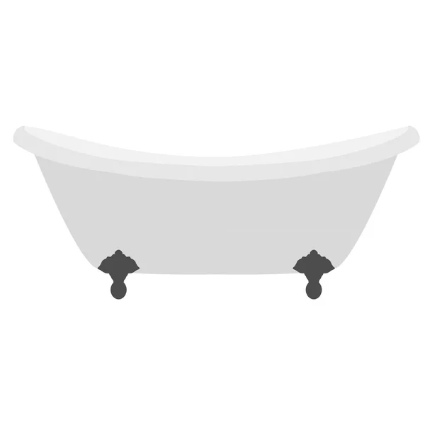 Baño blanco — Vector de stock