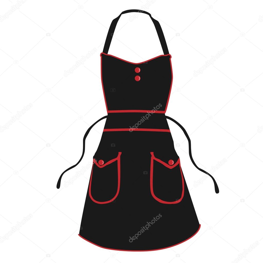 Black apron