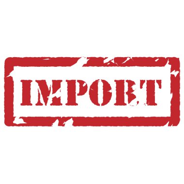 Kırmızı lastik damgası ile metin alma
