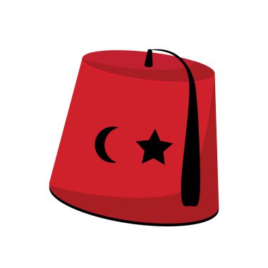 Yıldız ve hilal ile Türk şapka