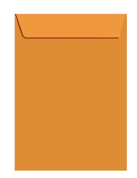Orange uzavřené obálky — Stockový vektor